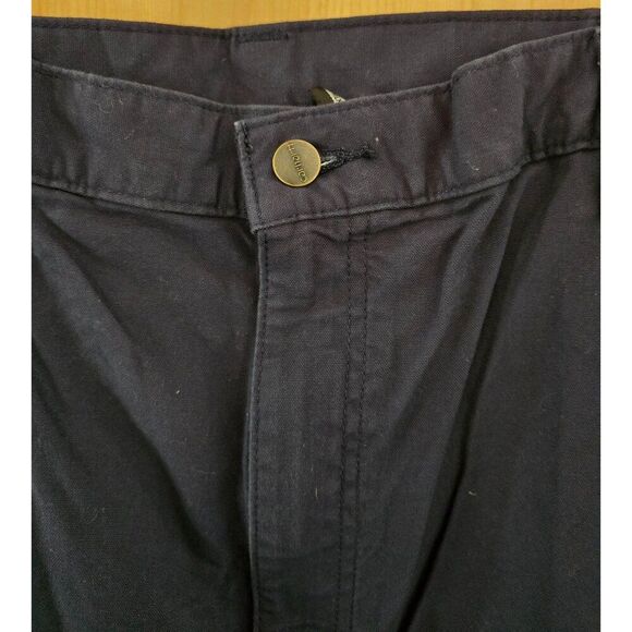 Carhartt Mens Loose Fit Canvas Utility Work Pants Navy 40x32 - Picture 5 of 9